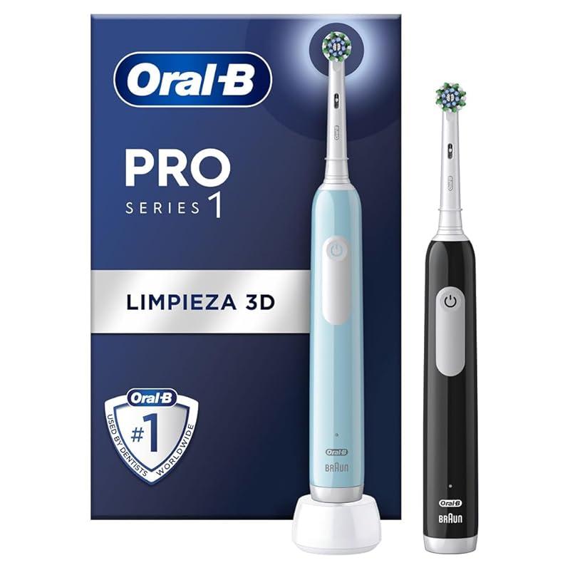 Mi experiencia con el cepillo eléctrico Oral-B Pro 1 en azul y negro.